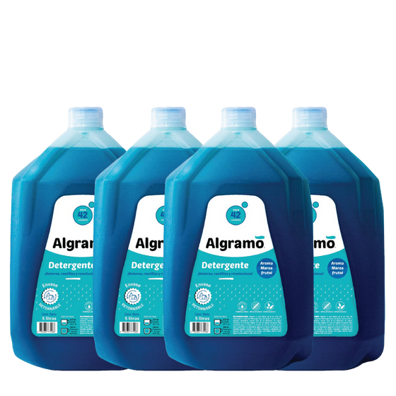 Pack 4 x Detergente Marea Frutal 5 LT